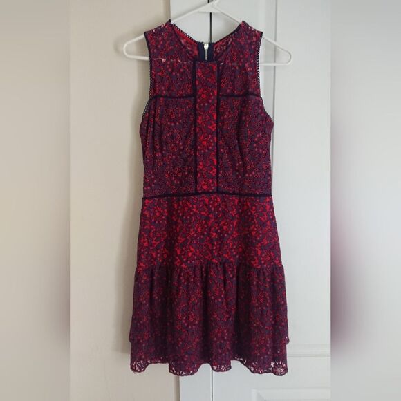 Parker NERISSA COMBO DRESS size M - Picture 2 of 16